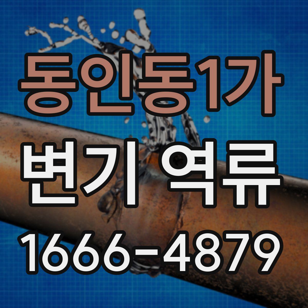 동인동1가 변기 역류
