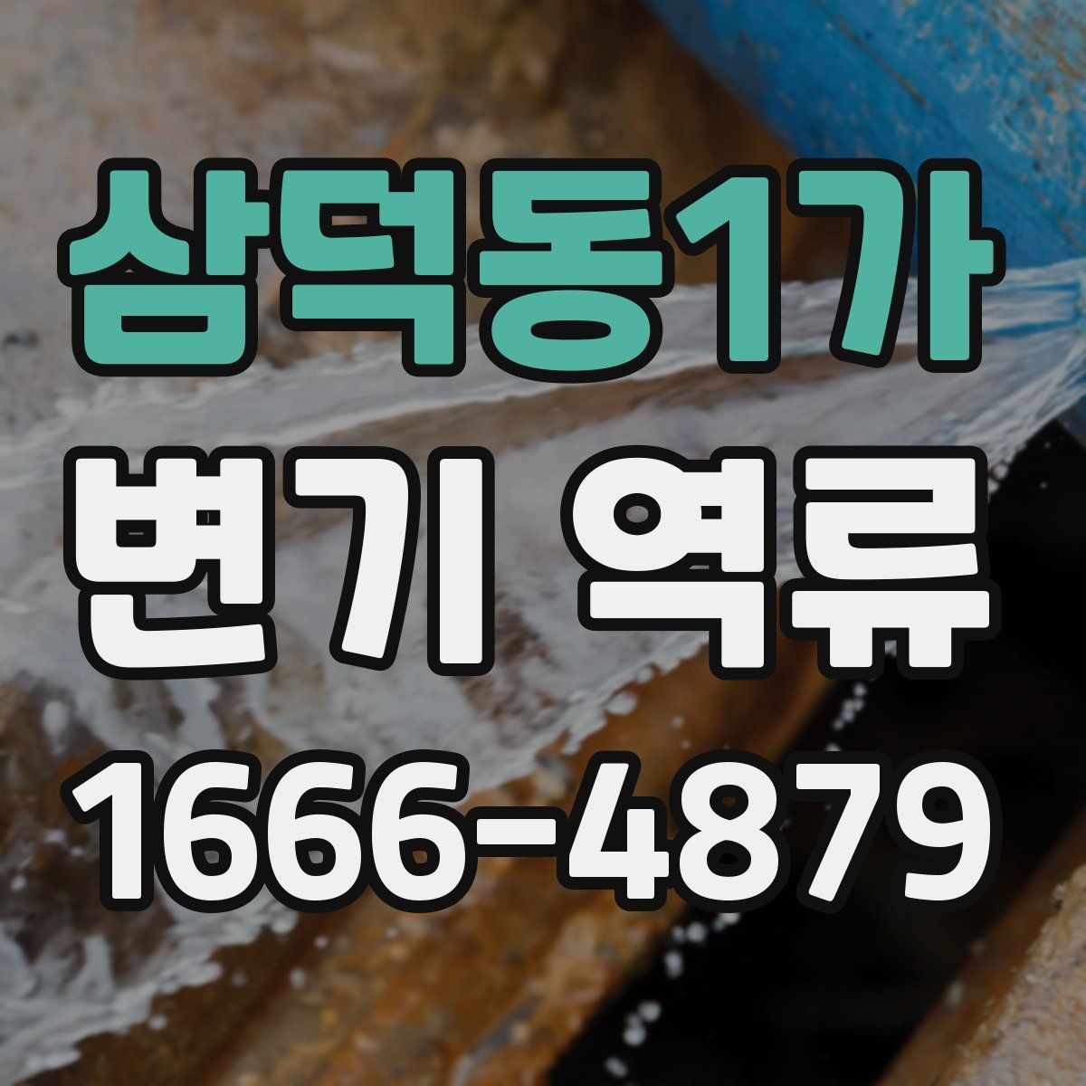 삼덕동1가 변기 역류