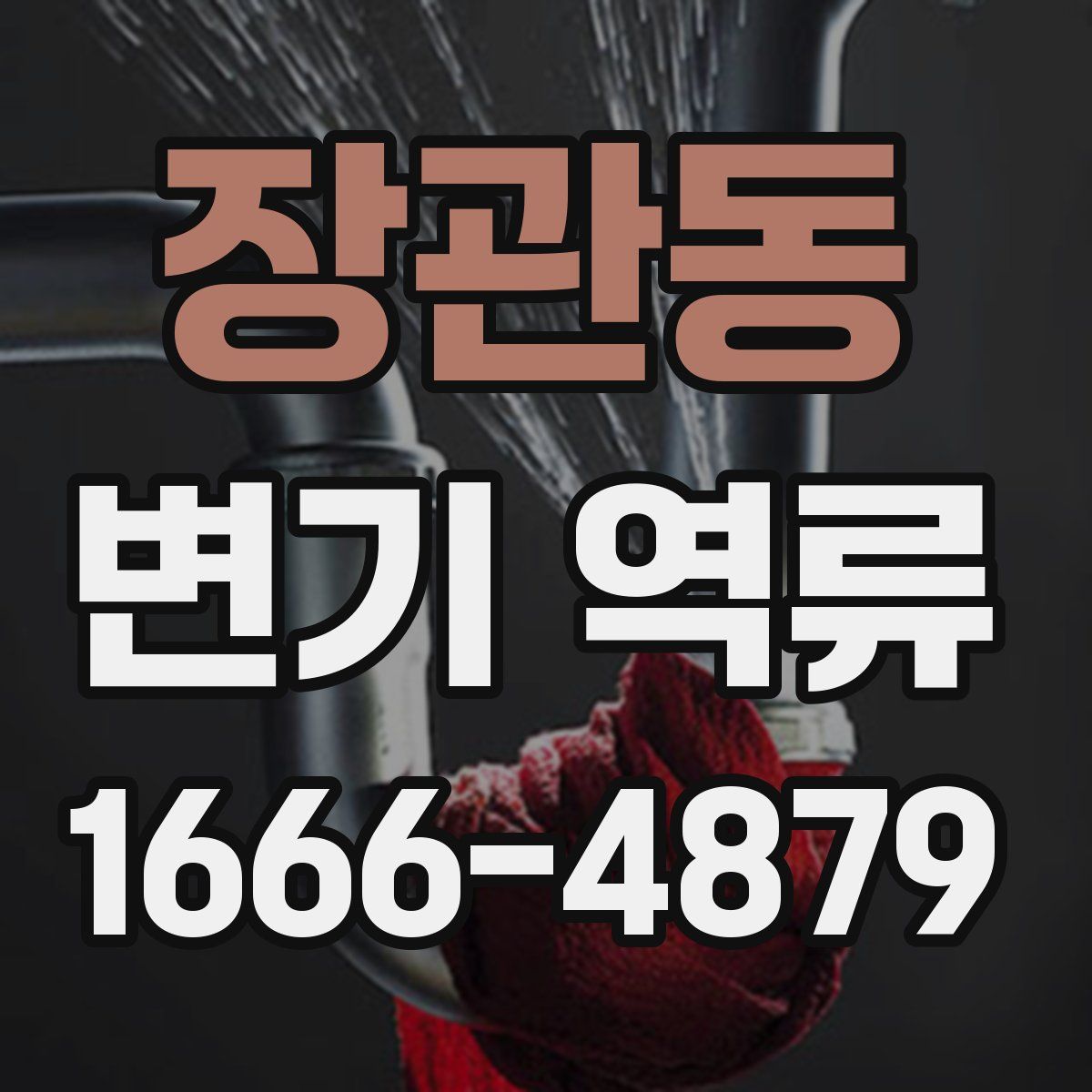 장관동 변기 역류
