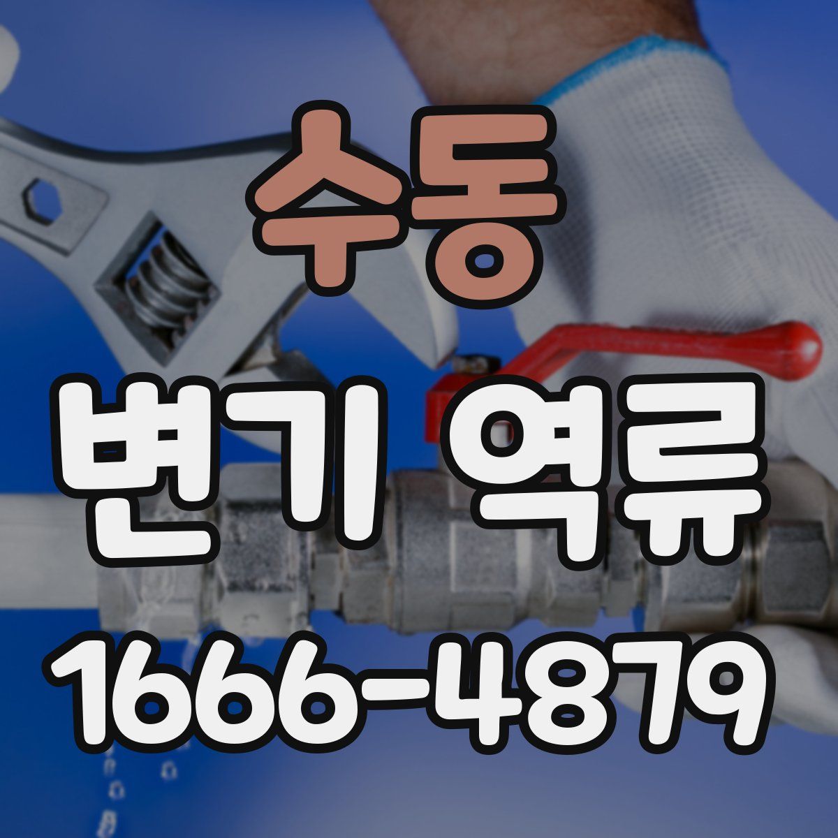 수동 변기 역류