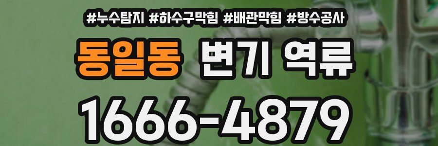 동일동 변기 역류