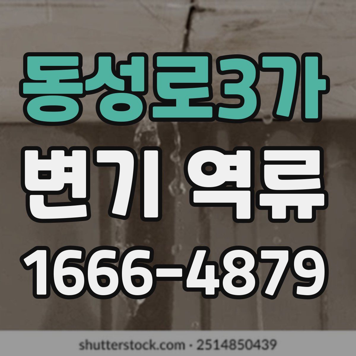 동성로3가 변기 역류