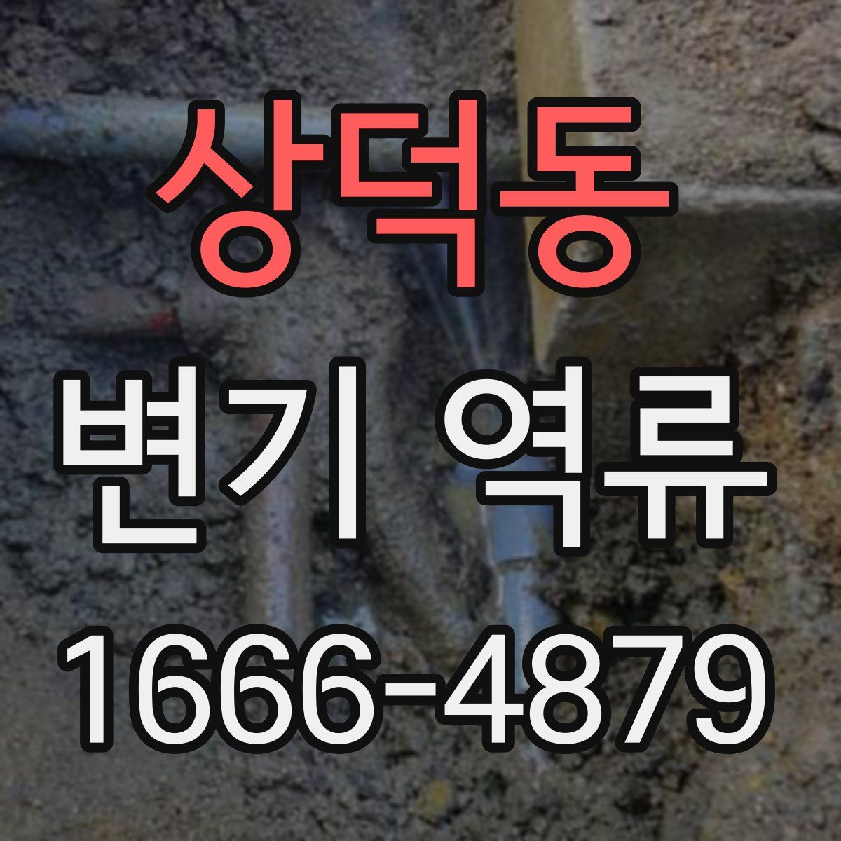 상덕동 변기 역류