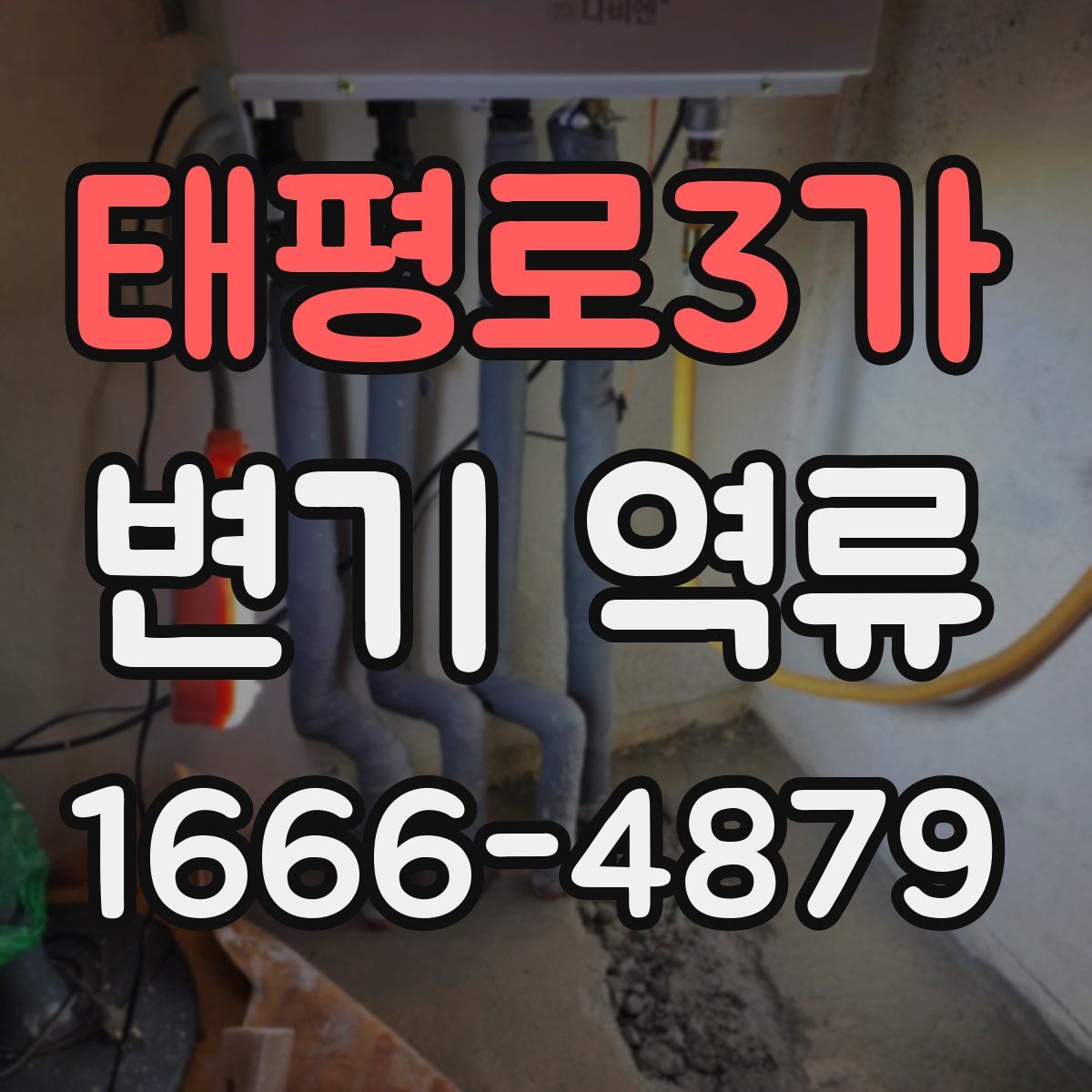 태평로3가 변기 역류