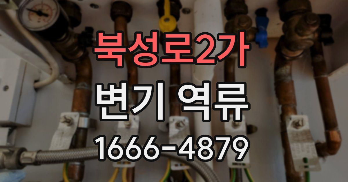 북성로2가 변기 역류