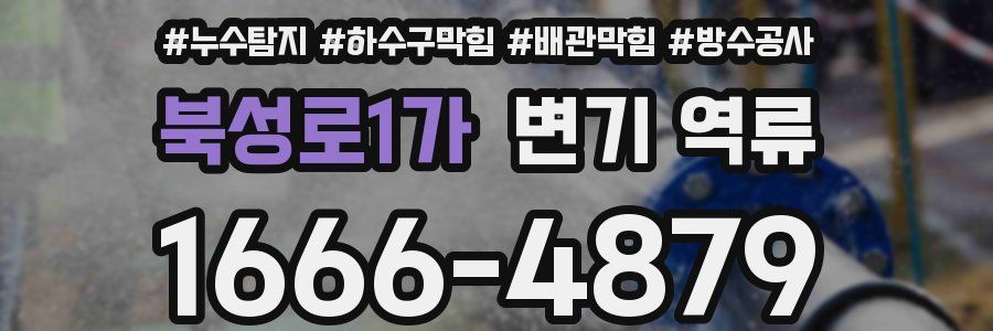 북성로1가 변기 역류