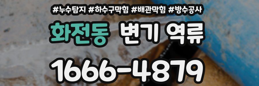 화전동 변기 역류