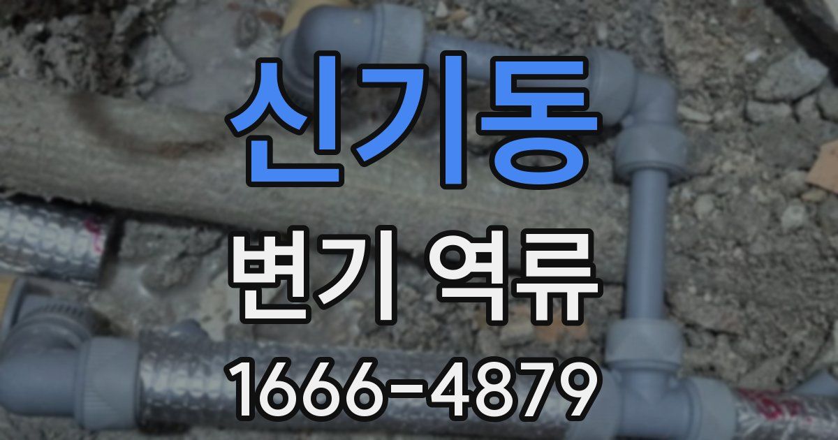 신기동 변기 역류