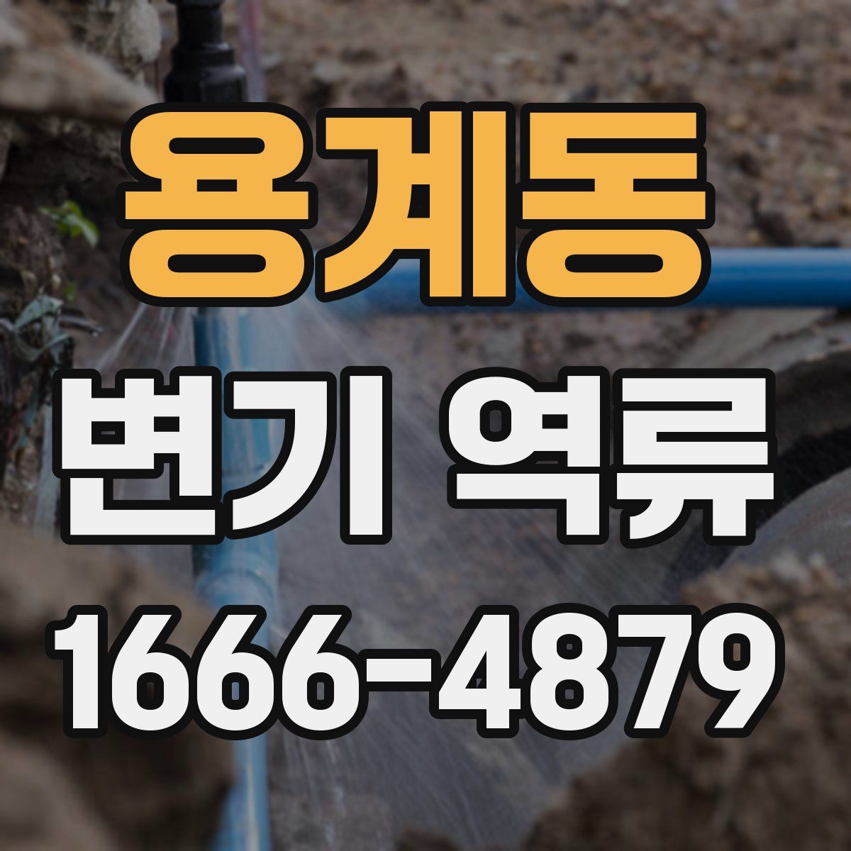 용계동 변기 역류