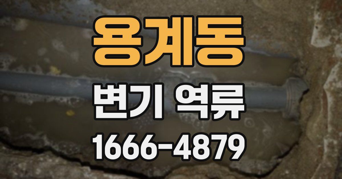 용계동 변기 역류