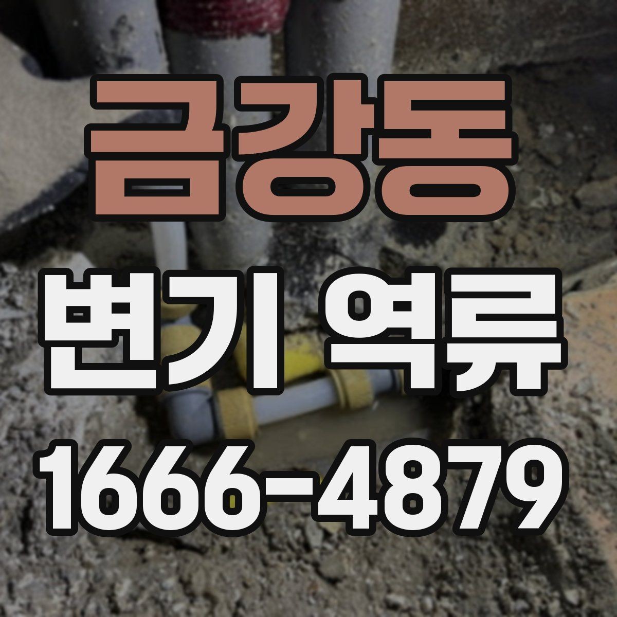 금강동 변기 역류 막힘이 아닌데도 물이 올라오는 이유