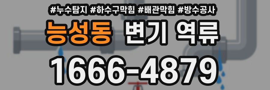 능성동 변기 역류