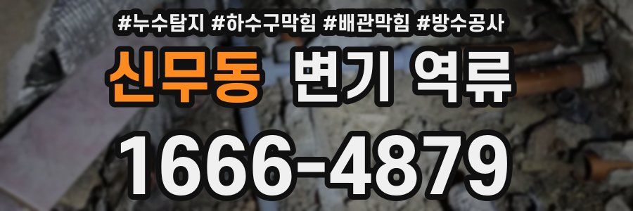 신무동 변기 역류
