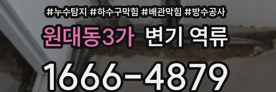 원대동3가 변기 역류