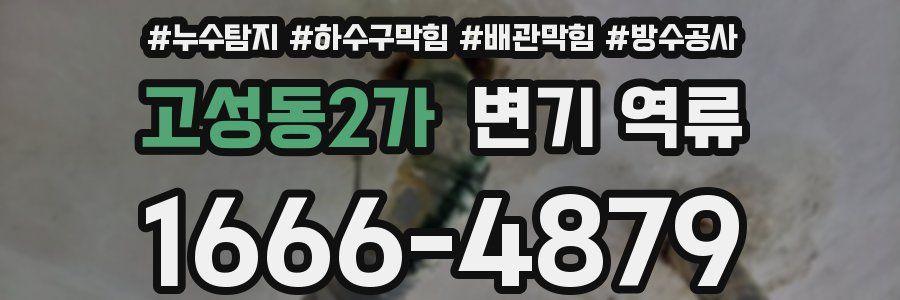고성동2가 변기 역류