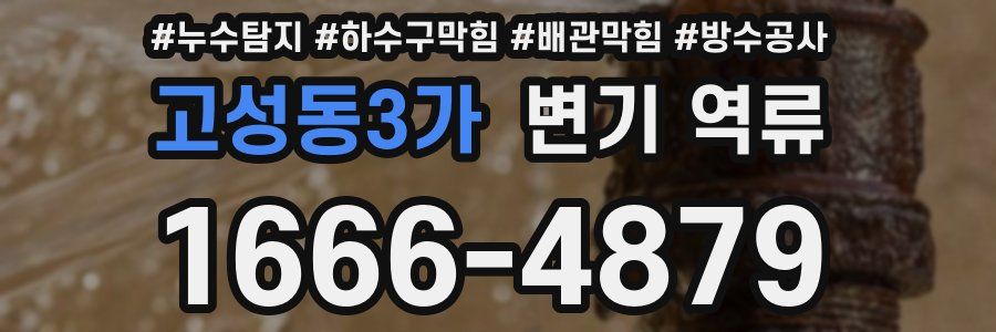 고성동3가 변기 역류