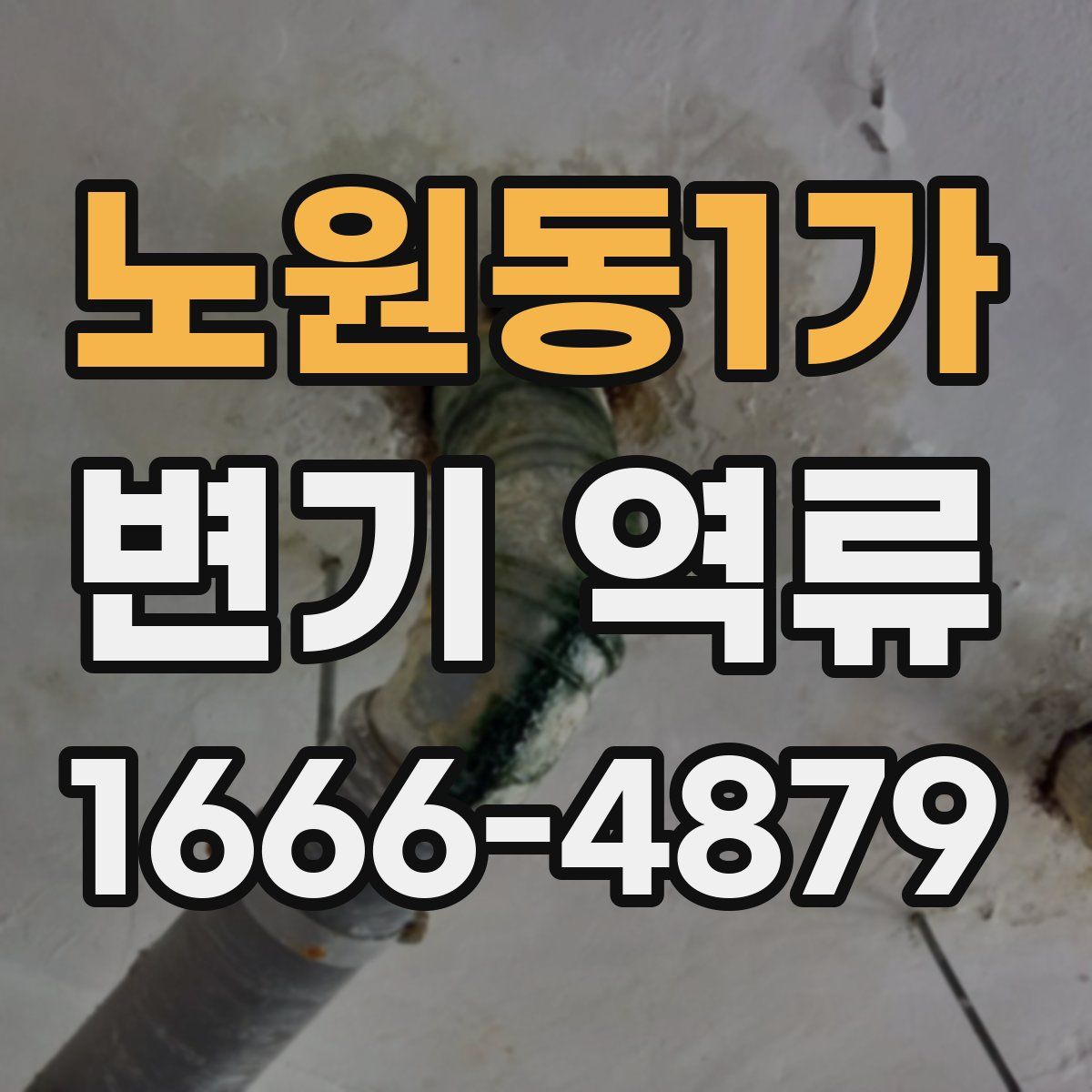 노원동1가 변기 역류