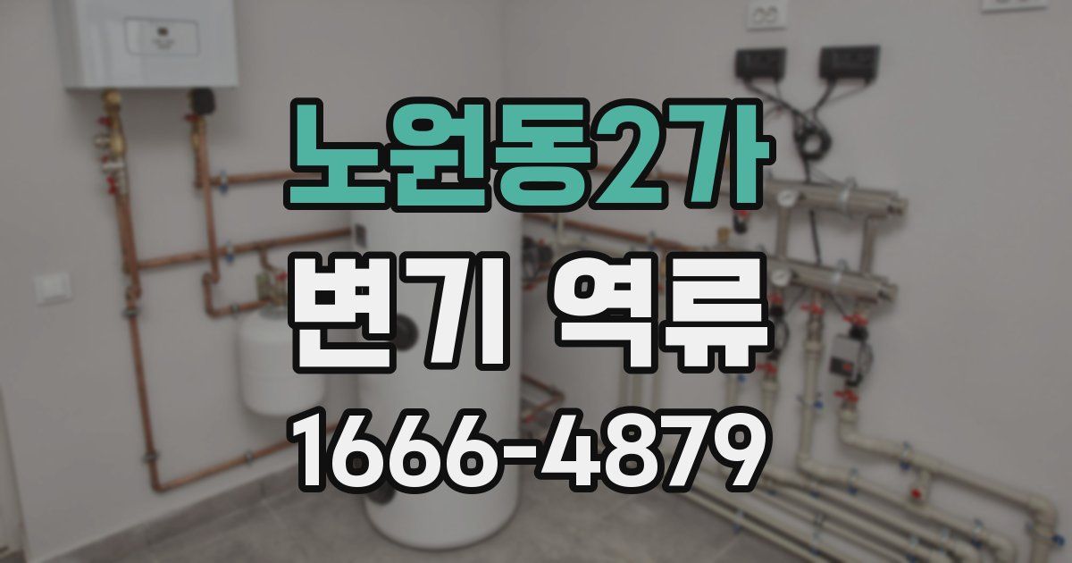 노원동2가 변기 역류