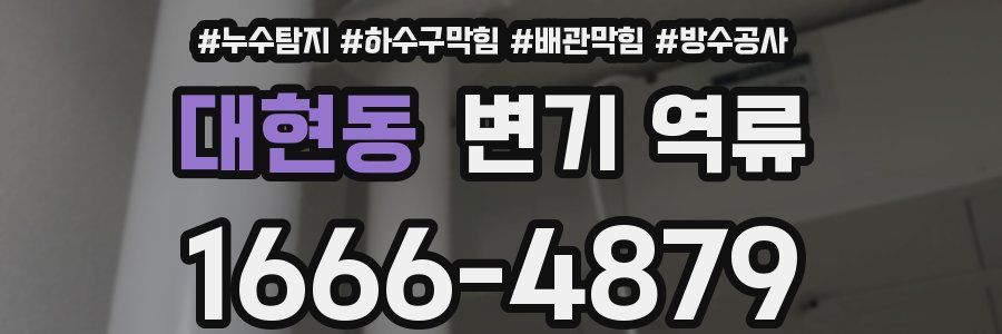 대현동 변기 역류