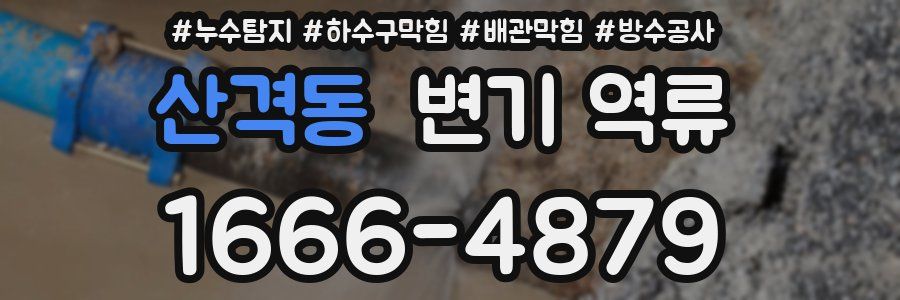 산격동 변기 역류