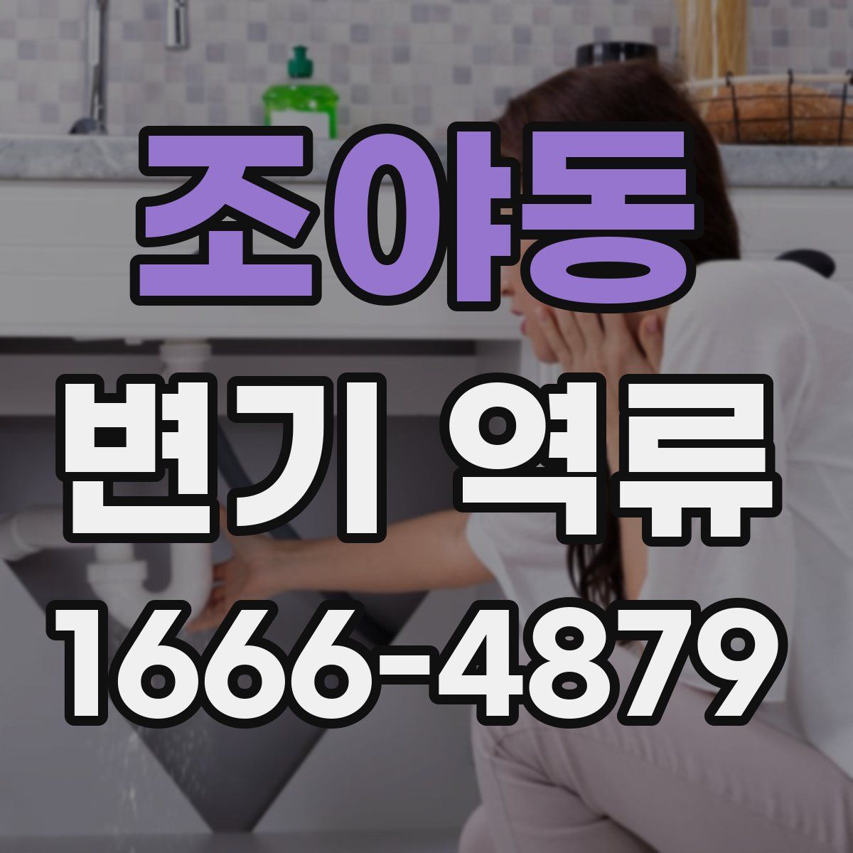 조야동 변기 역류