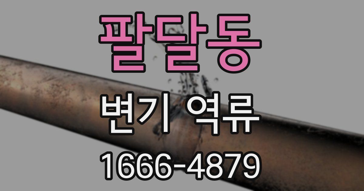 팔달동 변기 역류
