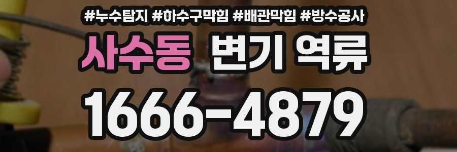 사수동 변기 역류