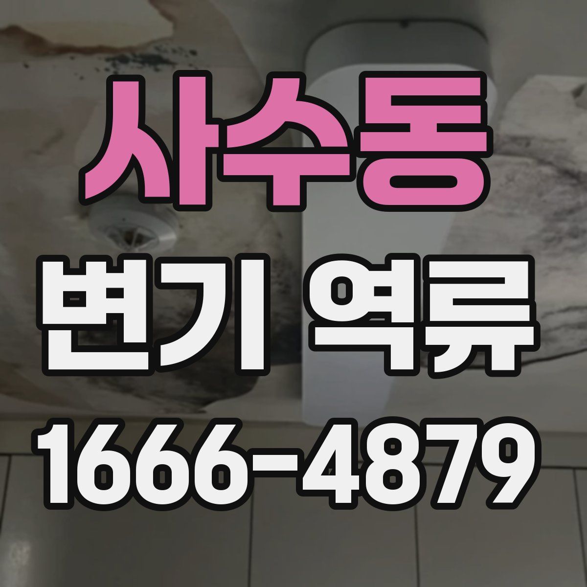 사수동 변기 역류