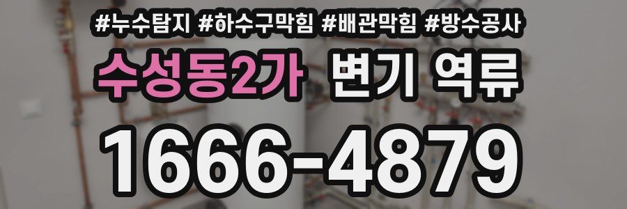 수성동2가 변기 역류