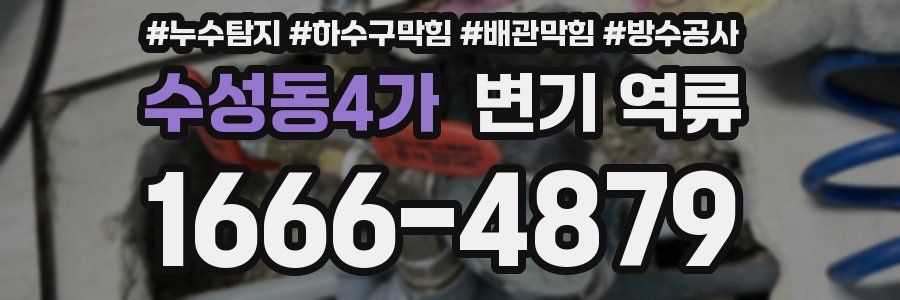 수성동4가 변기 역류