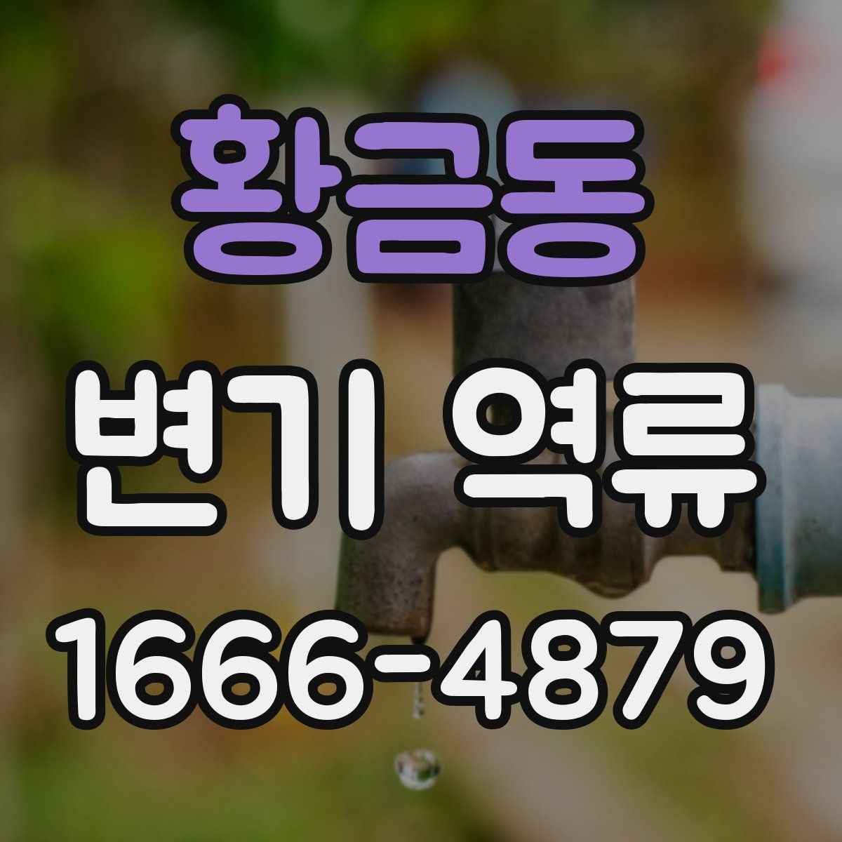 황금동 변기 역류