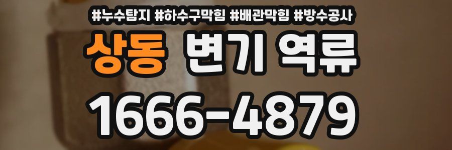 상동 변기 역류
