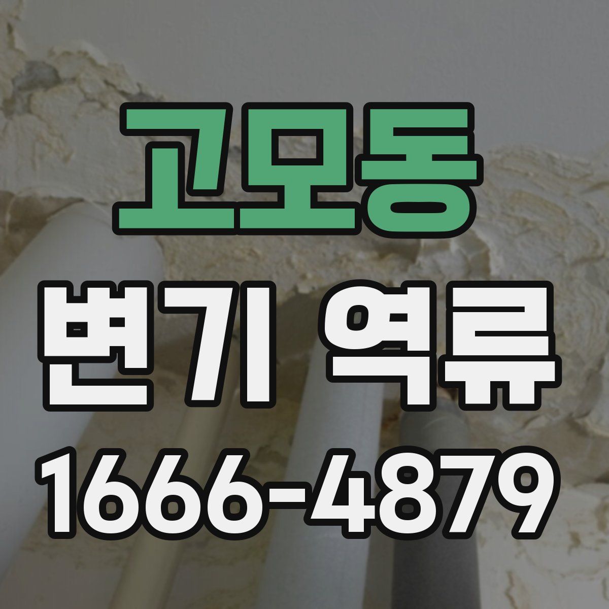 고모동 변기 역류
