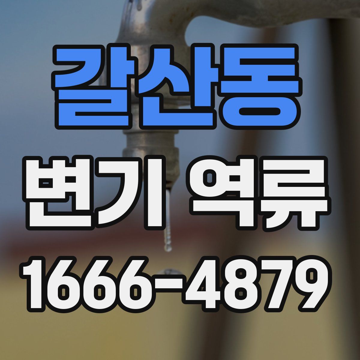 갈산동 변기 역류