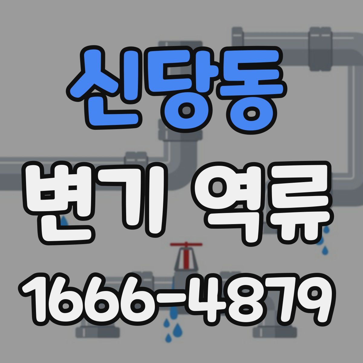 신당동 변기 역류