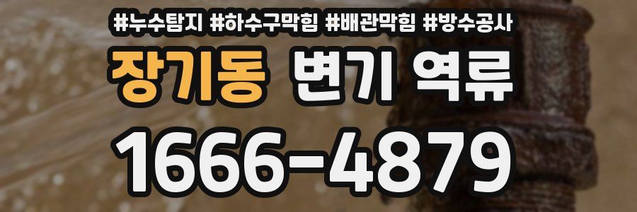 장기동 변기 역류
