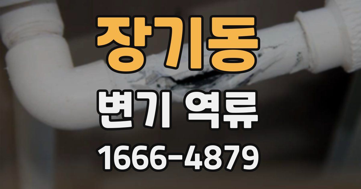 장기동 변기 역류