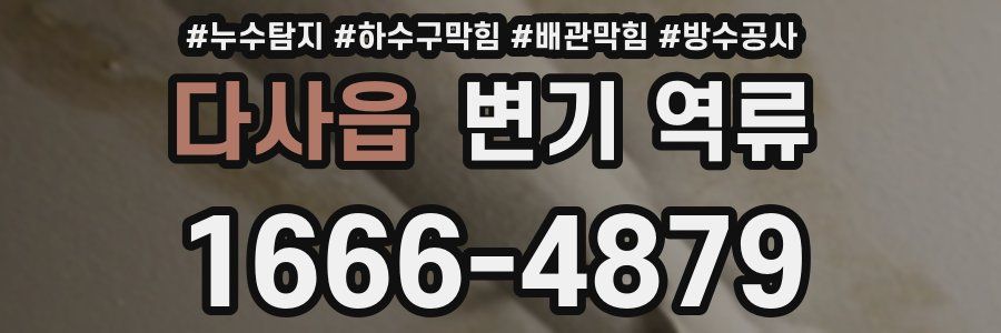 다사읍 변기 역류