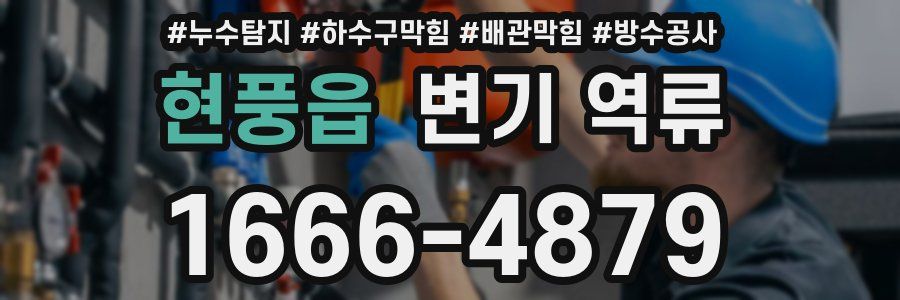 현풍읍 변기 역류