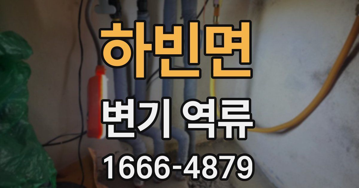 하빈면 변기 역류