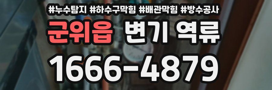 군위읍 변기 역류