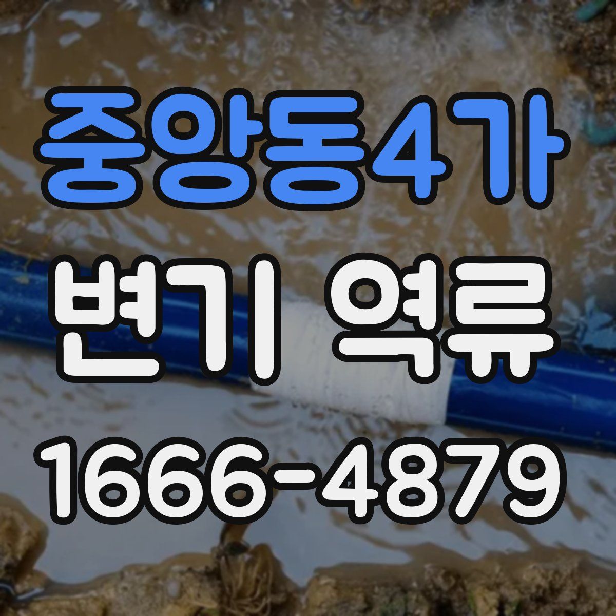 중앙동4가 변기 역류