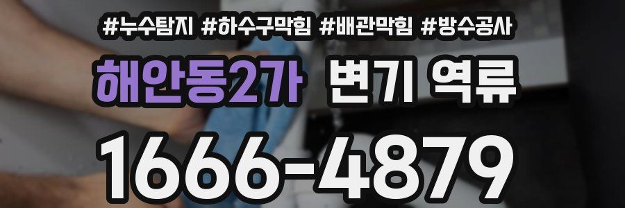 해안동2가 변기 역류