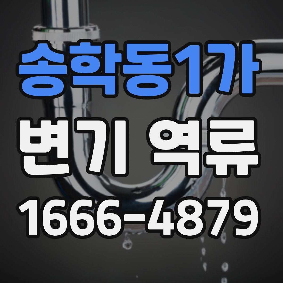 송학동1가 변기 역류