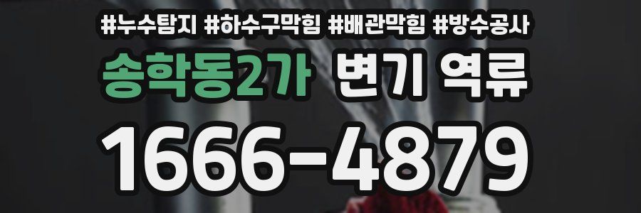 송학동2가 변기 역류