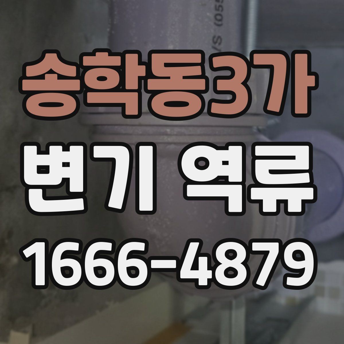 송학동3가 변기 역류 배수 흐름이 느려진 초기 신호