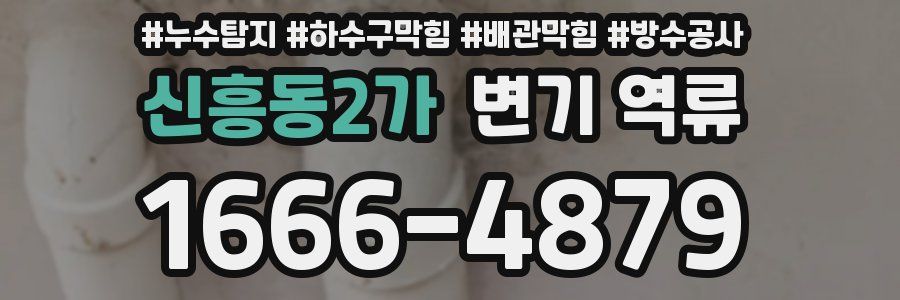 신흥동2가 변기 역류