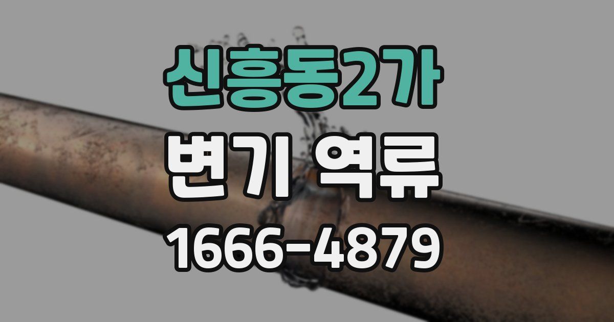 신흥동2가 변기 역류