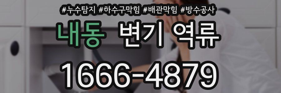 내동 변기 역류
