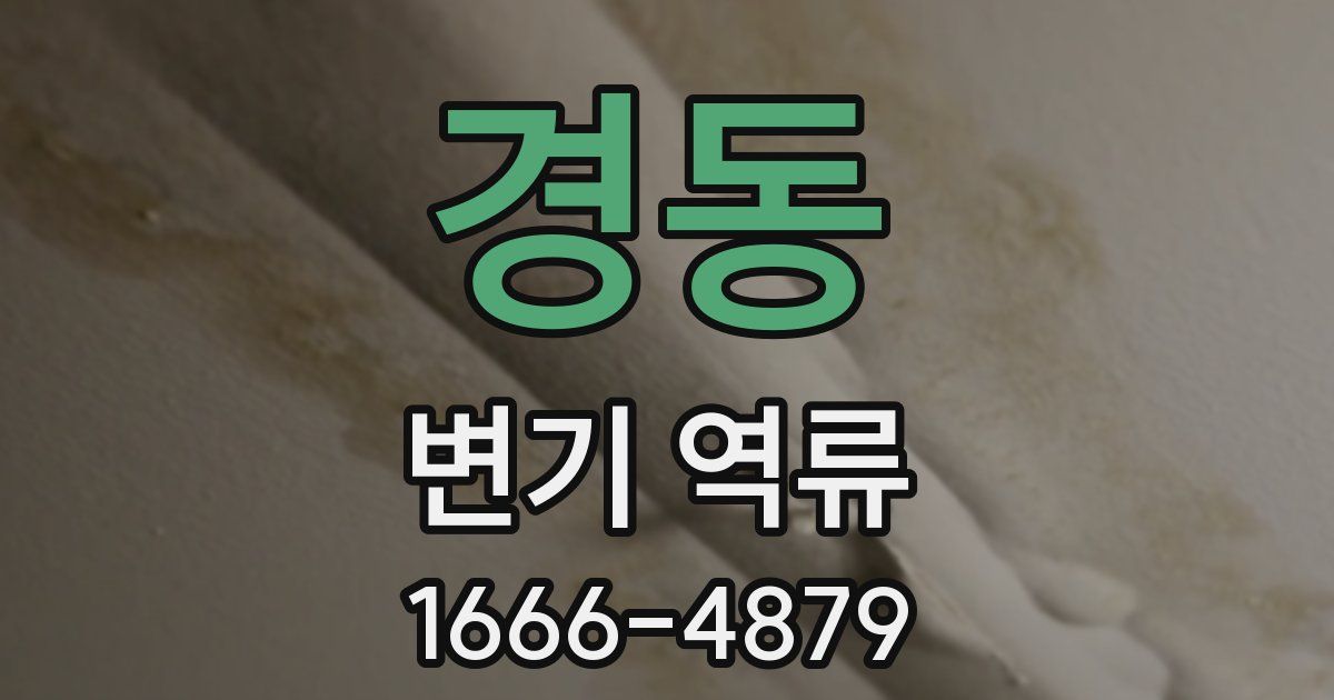 경동 변기 역류